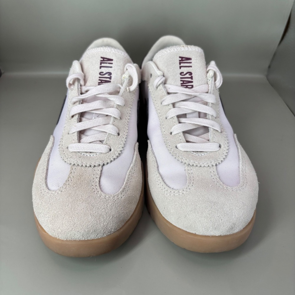 Converse Run Star Trainer Egret Dark Wine Gum Low Top Sneakers A10450C Womens 6 - Picture 2 of 7
